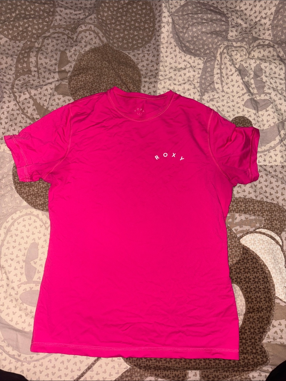 Roxy Women's Bright Pink Swim Tee